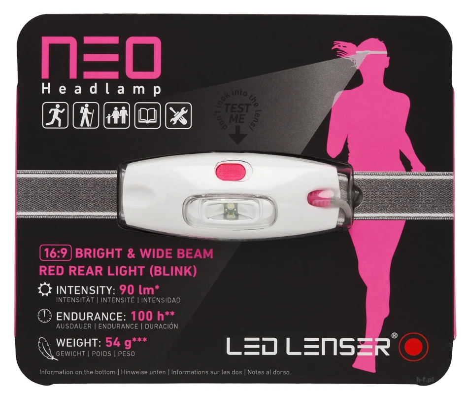 Ledlenser model Neo, kolor: różowy / pink