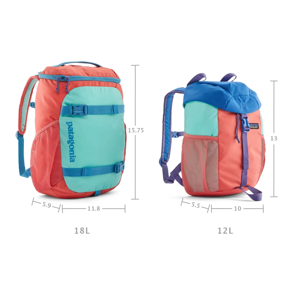 Kids' Refugio Day Pack - porównanie rozmiarów