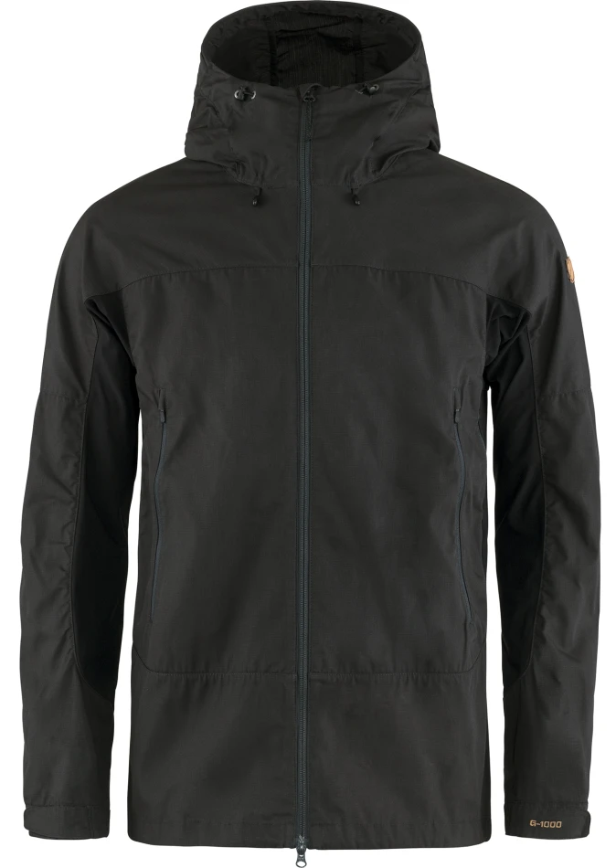 Fjallraven Abisko Lite Trekking Jacket, kolor: 030-550 - Dark Grey-Black