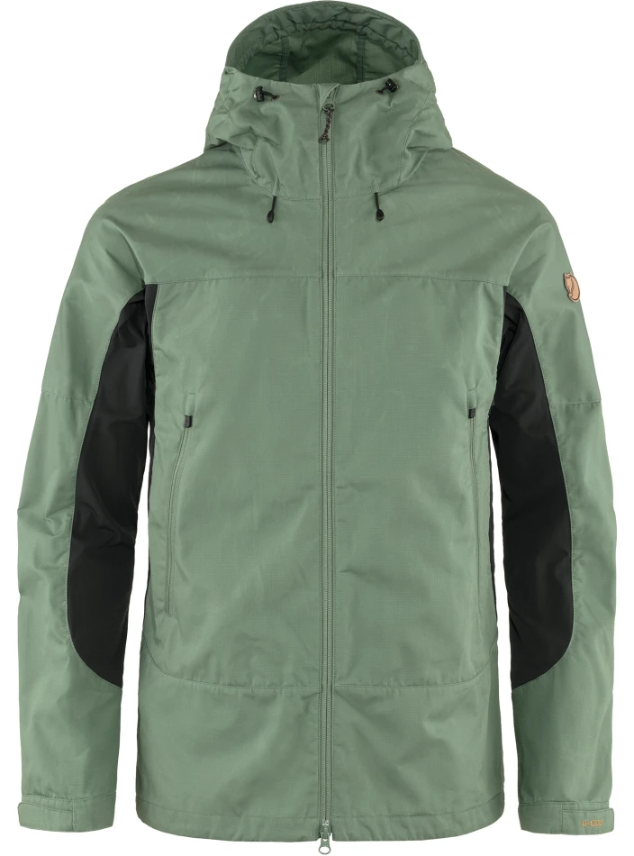 Fjallraven Abisko Lite Trekking Jacket, kolor: 614-030 - Patina Green-Dark Grey