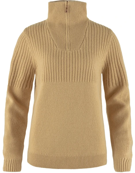 Fjallraven Ovik Half Zip Knit W, kolor: 196 - Dune Beige