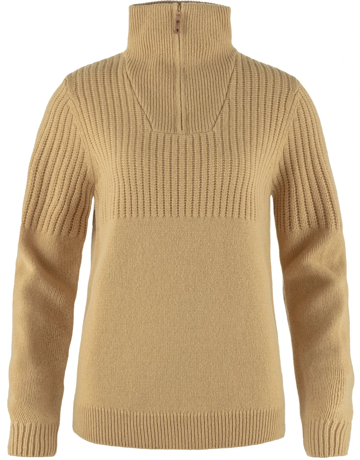 Fjallraven Ovik Half Zip Knit W, kolor: 196 - Dune Beige