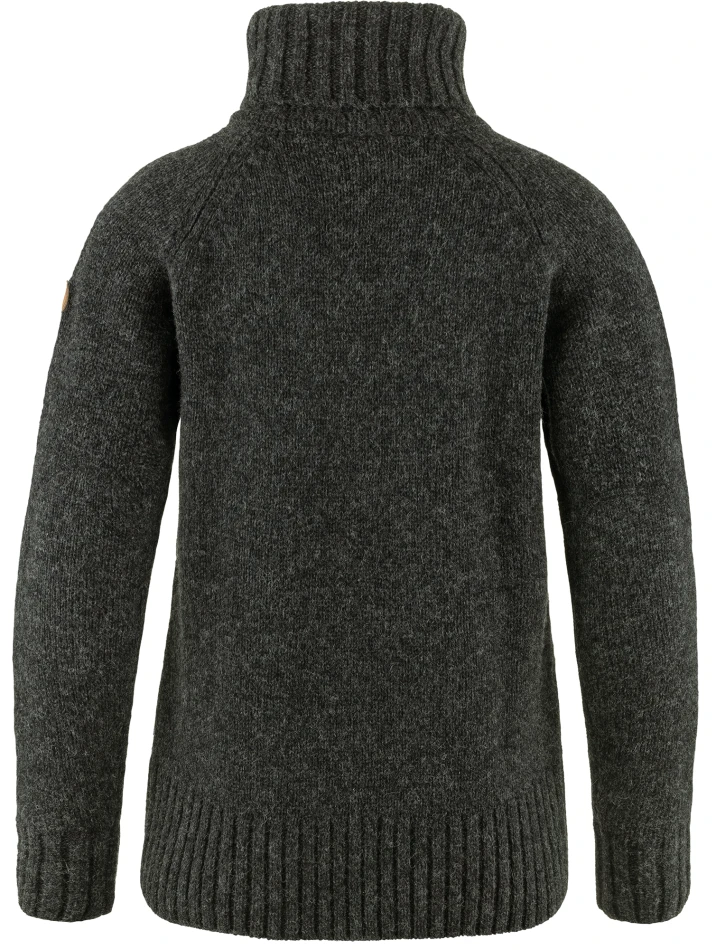Fjallraven Ovik Cable Knit Roller Neck W, kolor: 030 - Dark Grey