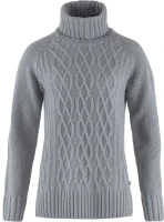 Fjallraven Ovik Cable Knit Roller Neck W, kolor: 055 - Flint Grey