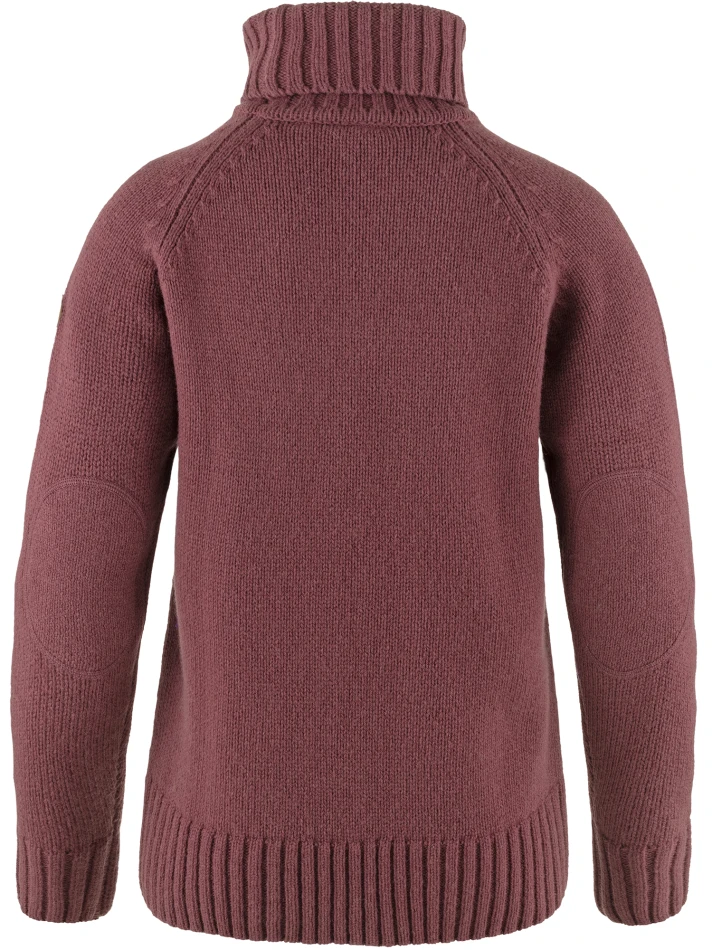 Fjallraven Ovik Cable Knit Roller Neck W, kolor: 410 - Mesa Purple