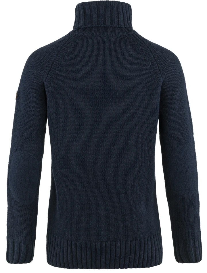 Fjallraven Ovik Cable Knit Roller Neck W, kolor: 555 - Dark Navy