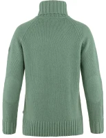 Fjallraven Ovik Cable Knit Roller Neck W, kolor: 614 - Patina Green
