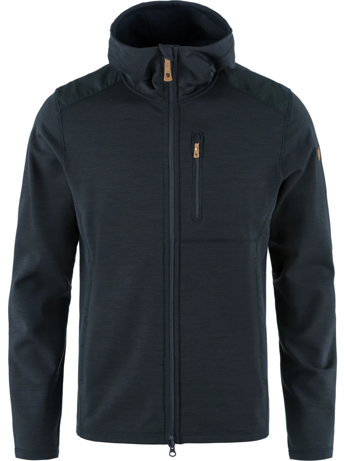 Fjallraven Keb Fleece Hoodie, kolor: 555 - Dark Navy
