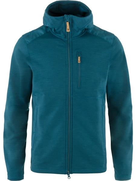 Fjallraven Keb Fleece Hoodie, kolor: 574 - Deep Sea