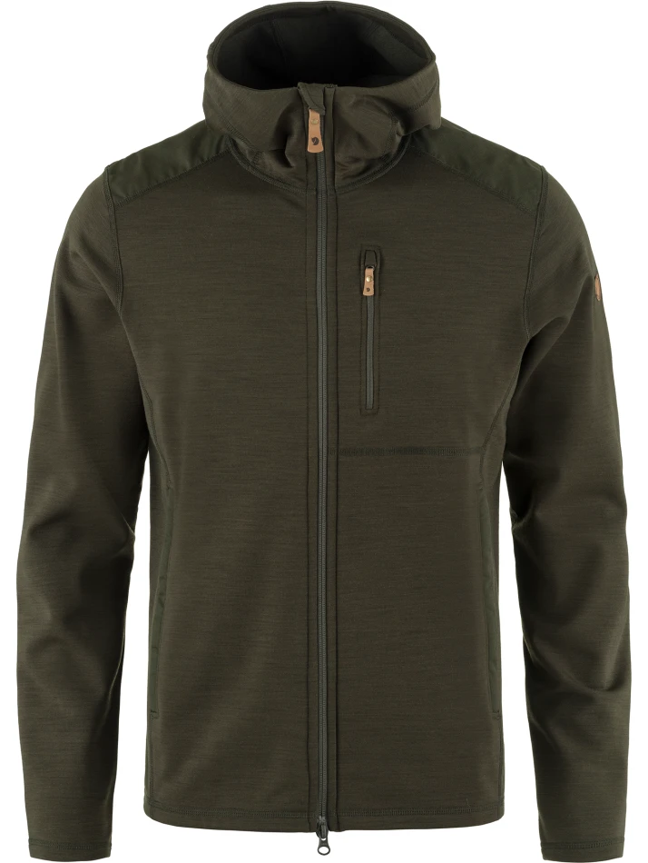 Fjallraven Keb Fleece Hoodie, kolor: 662 - Deep Forest