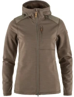 Fjallraven Keb Fleece Hoodie W, kolor: 244 - Suede Brown