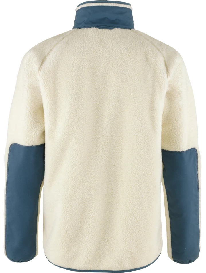 Fjallraven Vardag Pile Jacket, kolor: 113-534 - Chalk White-Indigo Blue