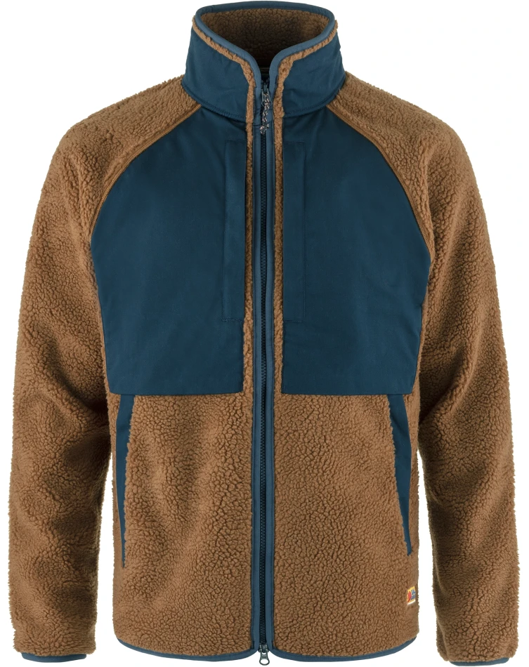 Fjallraven Vardag Pile Jacket, kolor: 230-560 - Chestnut-Navy