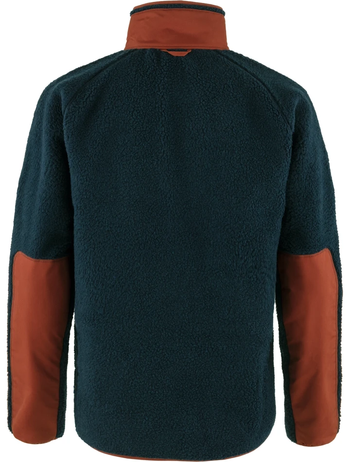 Fjallraven Vardag Pile Jacket, kolor: 560-215 - Navy-Autumn Leaf