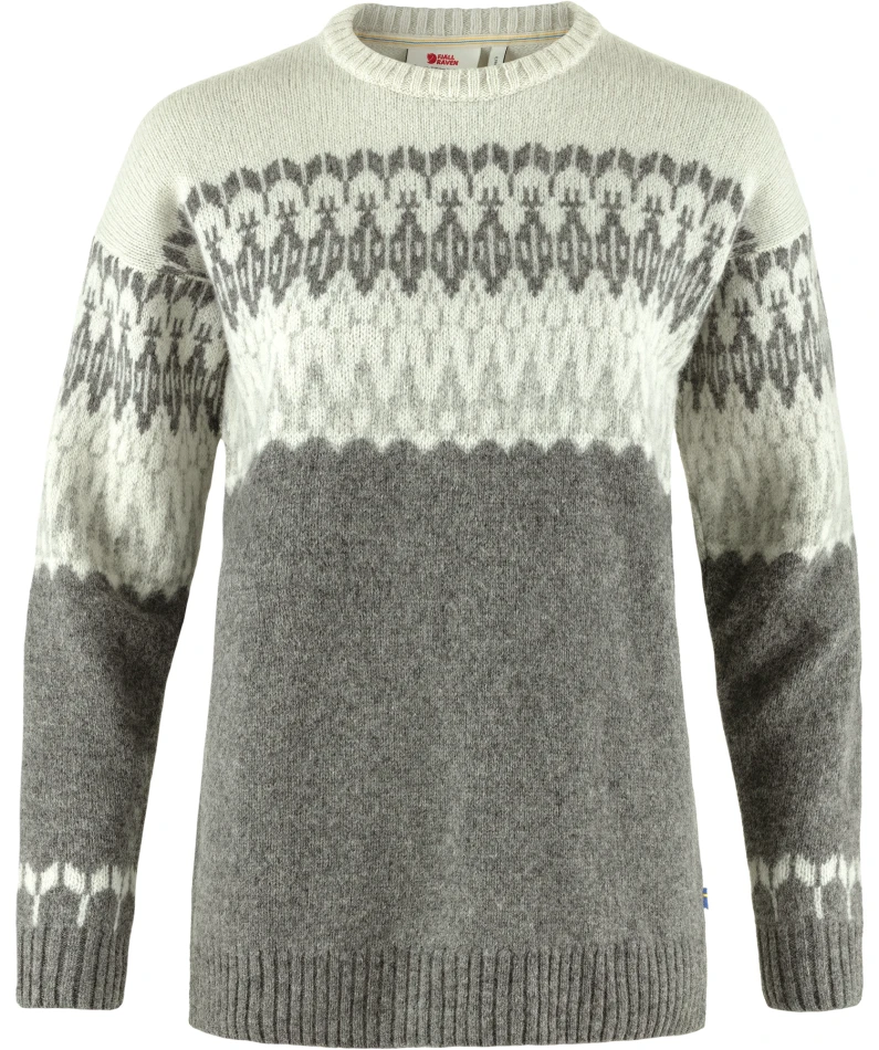 Fjallraven Ovik Path Knit W, kolor: 020-113 - Grey-Chalk White