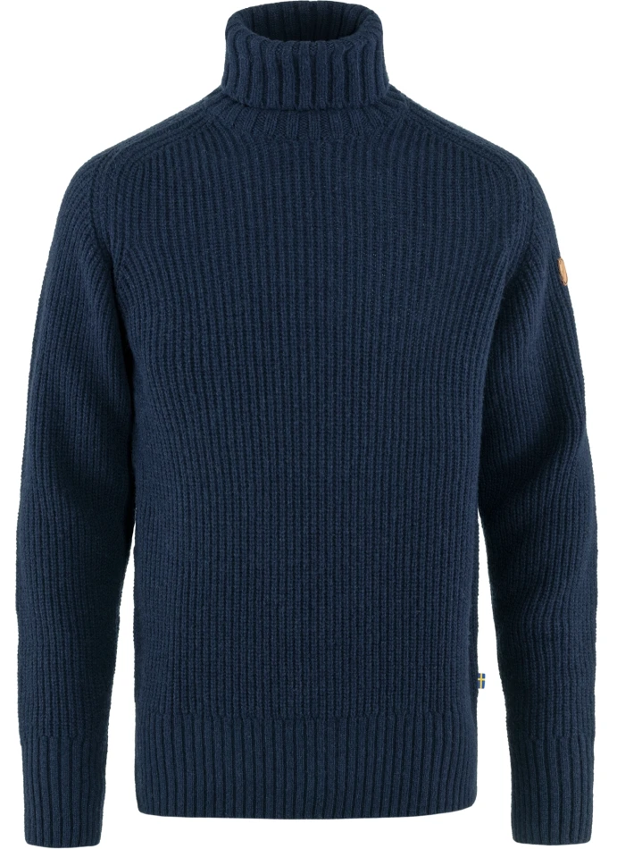 Fjallraven Ovik Roller Neck Sweater, kolor: 555 - Dark Navy