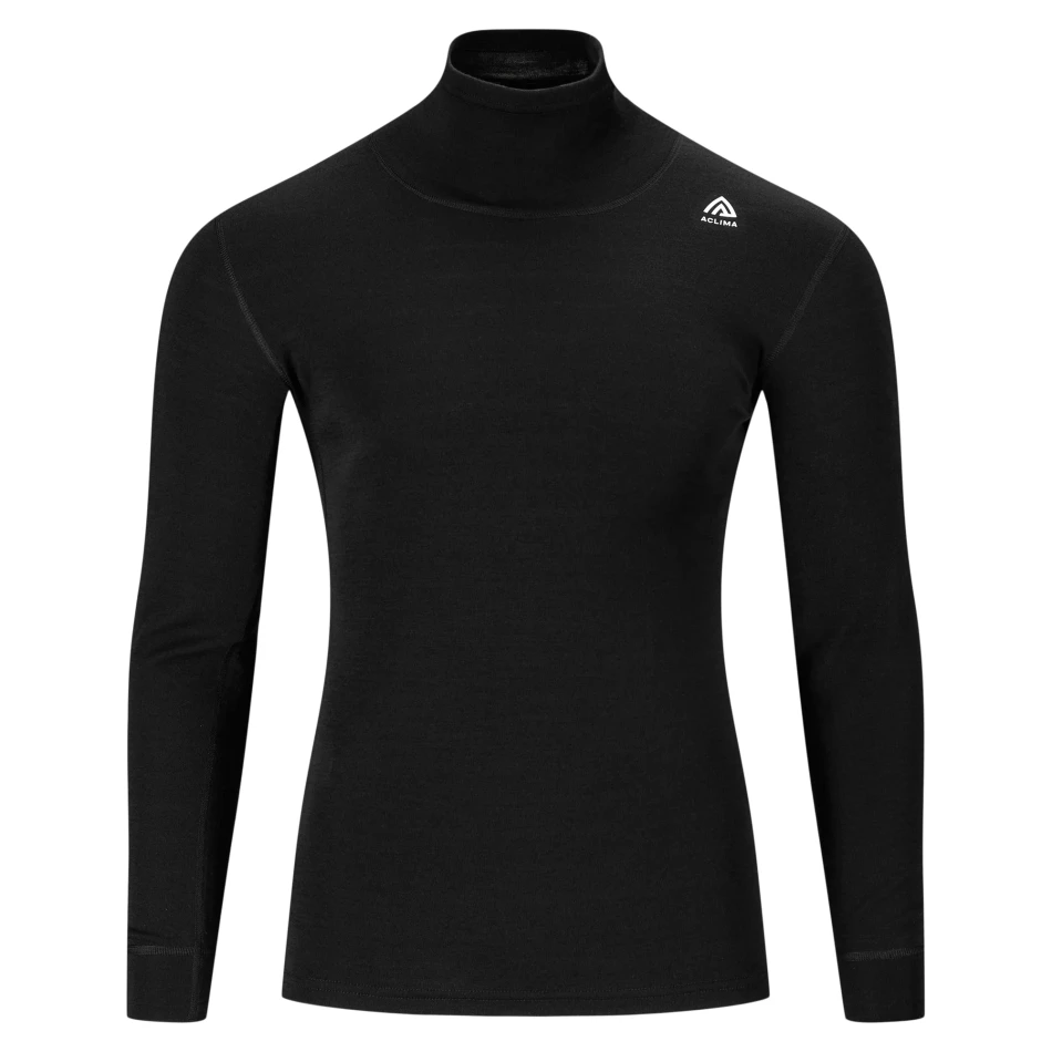 Aclima WarmWool Roll Neck M, kolor: 123 - Jet Black