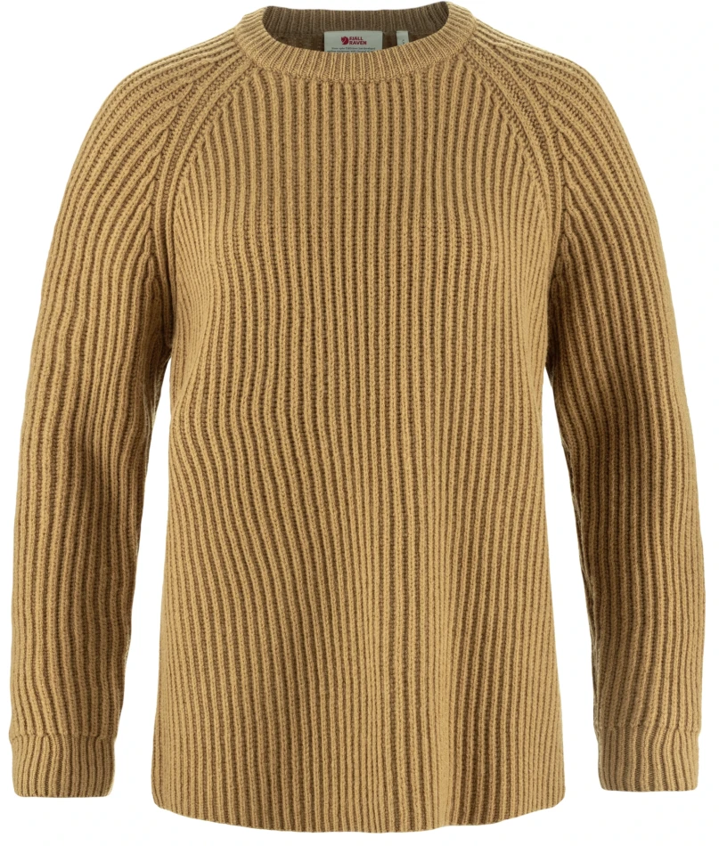 Fjallraven Ovik Rib Sweater W, kolor: 232 - Buckwheat Brown
