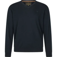 Seeland Pine V-Neck Pullover, kolor: Dark Sapphire