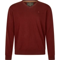 Seeland Pine V-Neck Pullover, kolor: Merlot