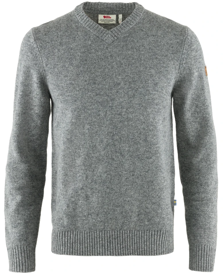 Fjallraven Ovik V-neck Sweater, kolor: 020 - Grey