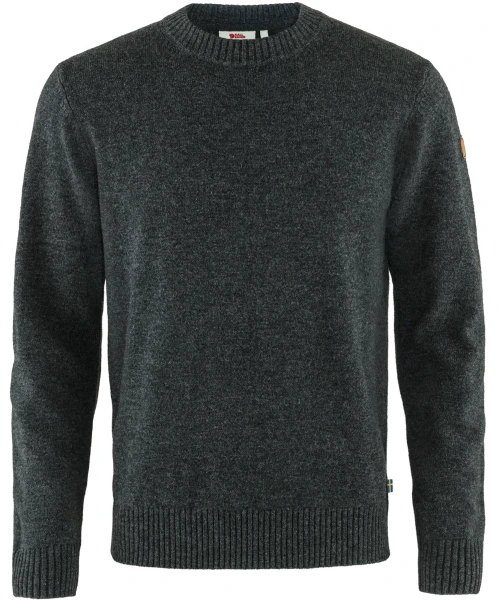 Fjallraven Ovik Round Neck Sweater, kolor: 030 - Dark Grey, 1