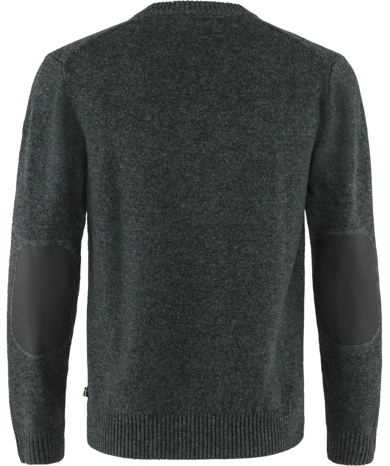 Fjallraven Ovik Round Neck Sweater, kolor: 030 - Dark Grey, 2