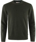 Fjallraven Ovik Round Neck Sweater, kolor: 633 - Dark Olive, 1