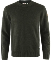 Fjallraven Ovik Round Neck Sweater, kolor: 633 - Dark Olive, 1