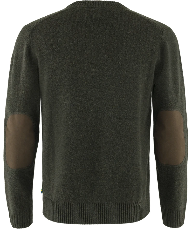 Fjallraven Ovik Round Neck Sweater, kolor: 633 - Dark Olive, 2