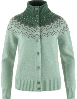 Fjallraven Ovik Knit Cardigan W, kolor: 674-679 - Misty Green-Deep Patina