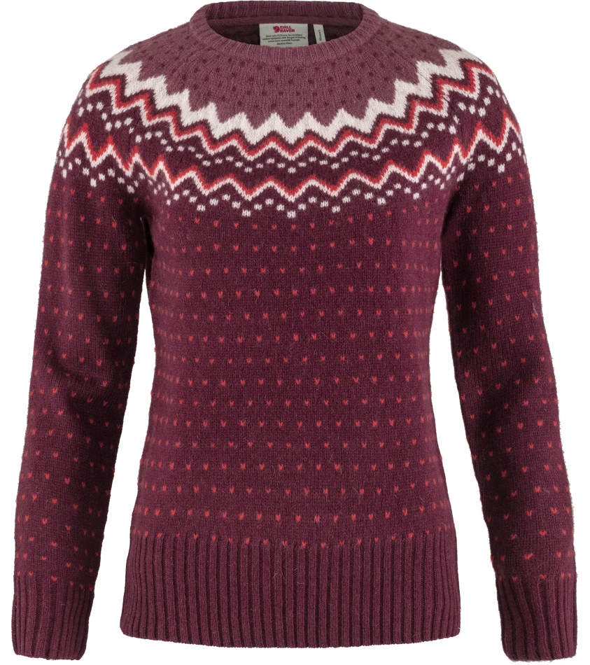 Fjallraven Ovik Knit Sweater W, kolor: 356 - Dark Garnet