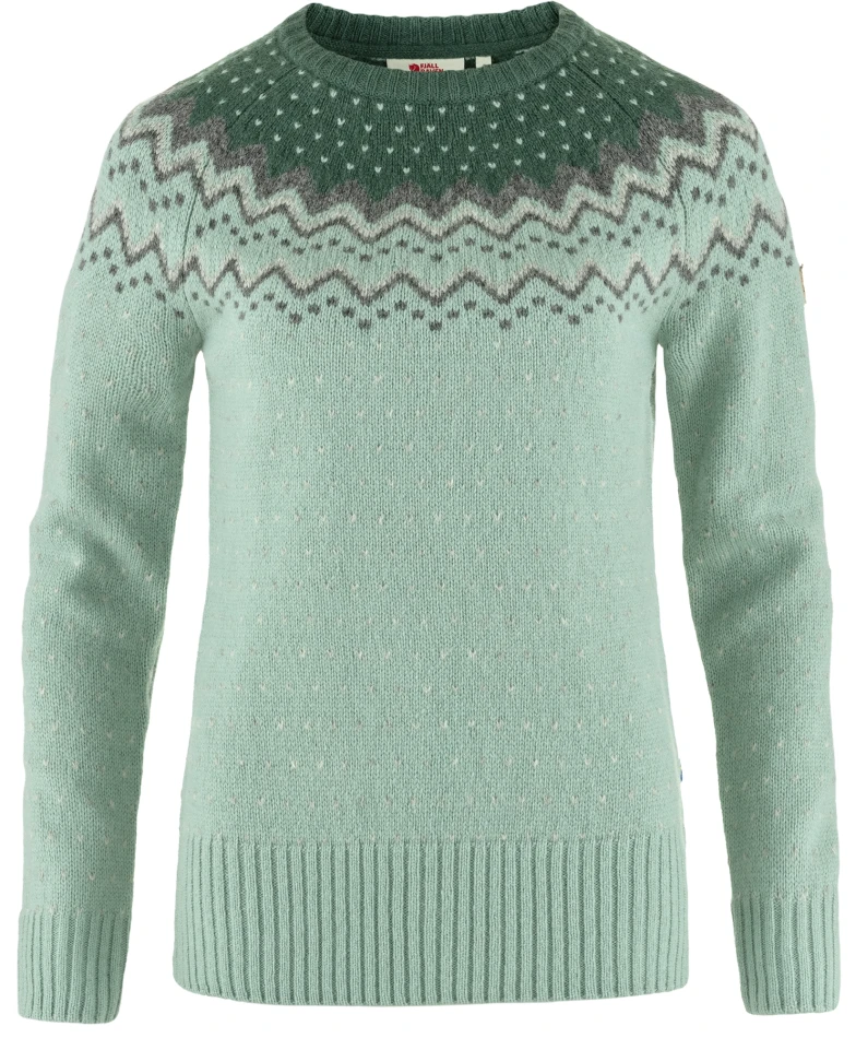 Fjallraven Ovik Knit Sweater W, kolor: 674-679 - Misty Green-Deep Patina