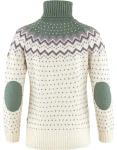 Fjallraven Ovik Knit Roller Neck W, kolor: 113-614 Chalk White-Patina Green