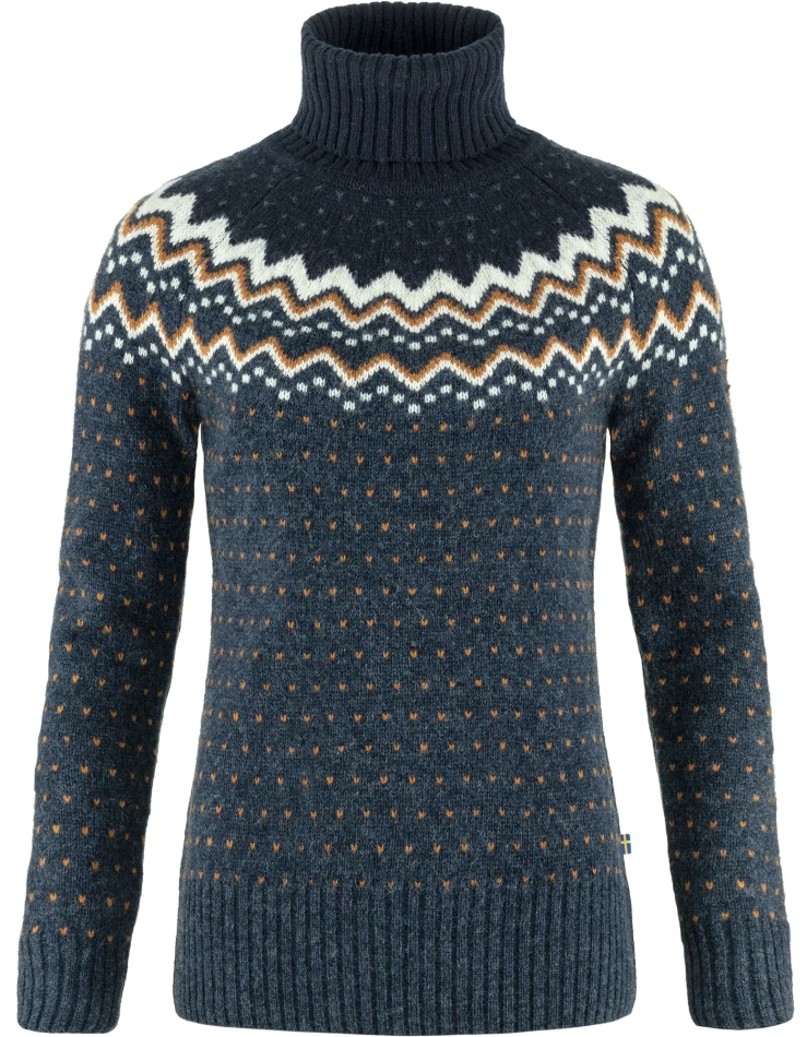 Fjallraven Ovik Knit Roller Neck W, kolor: 560-555 - Navy-Dark Navy