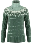 Fjallraven Ovik Knit Roller Neck W, kolor: 679-674 - Deep Patina-Misty Green