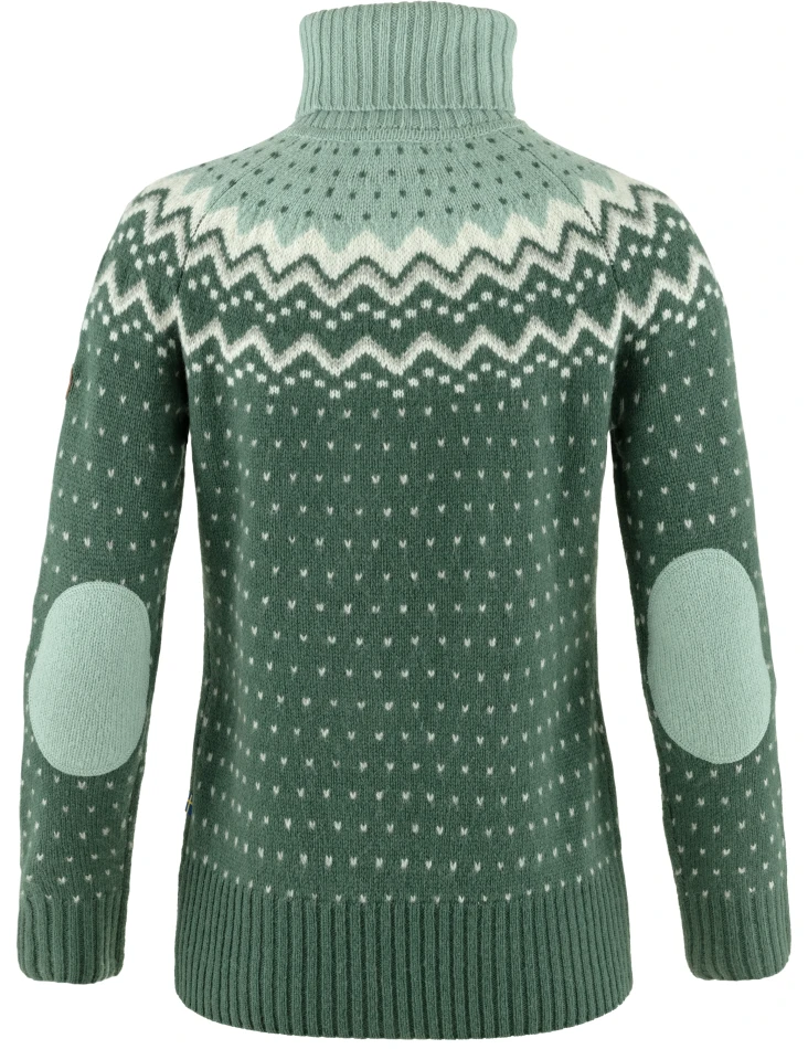 Fjallraven Ovik Knit Roller Neck W, kolor: 679-674 - Deep Patina-Misty Green