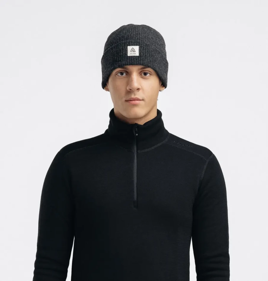 Aclima ReBorn Felted Beanie, kolor: 276 - Dark Grey Melange