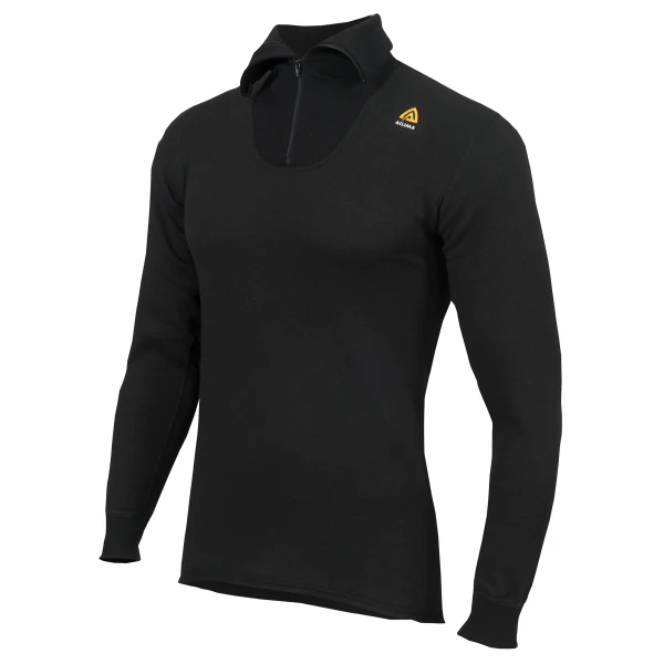 Aclima HotWool Polo Unisex, kolor: 123 - Jet Black
