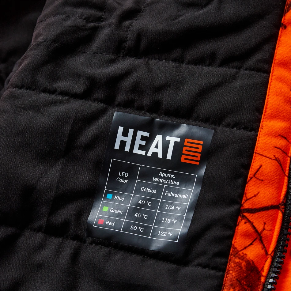 Heat Game Jacket, kolor: 83 - REALTREE EDGE®  SAFETY ORANGE