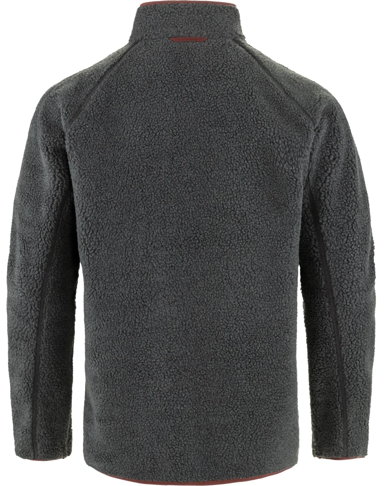 Fjallraven Vardag Pile Fleece, kolor: 030-352 - Dark Grey-Maroon