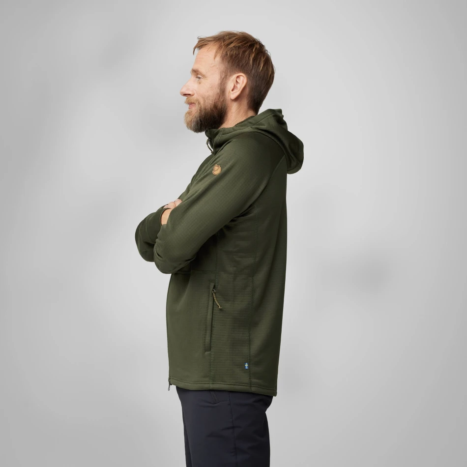Fjallraven Abisko Grid Fleece Hoodie