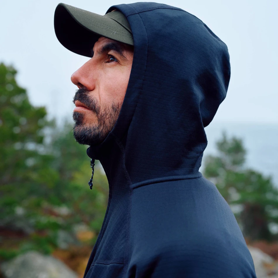 Fjallraven Abisko Grid Fleece Hoodie
