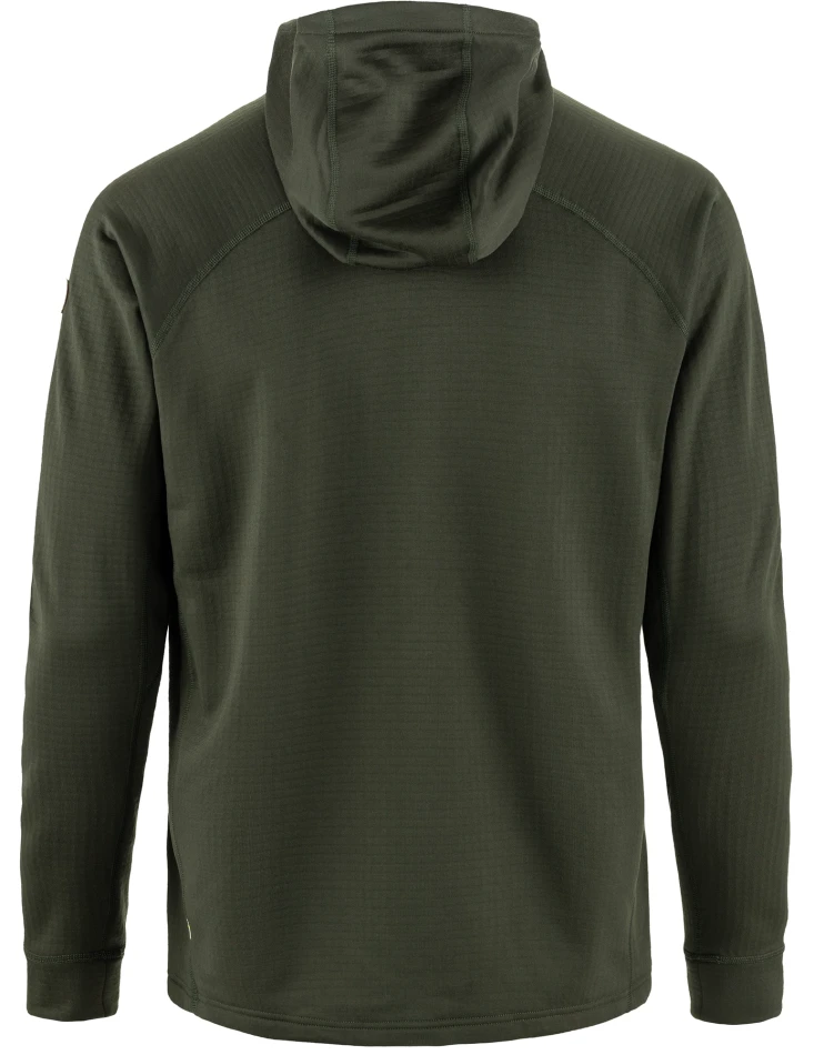 Fjallraven Abisko Grid Fleece Hoodie, kolor: 662 - Deep Forest