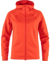 Fjallraven Abisko Grid Fleece Hoodie W, kolor: 214 - Flame Orange