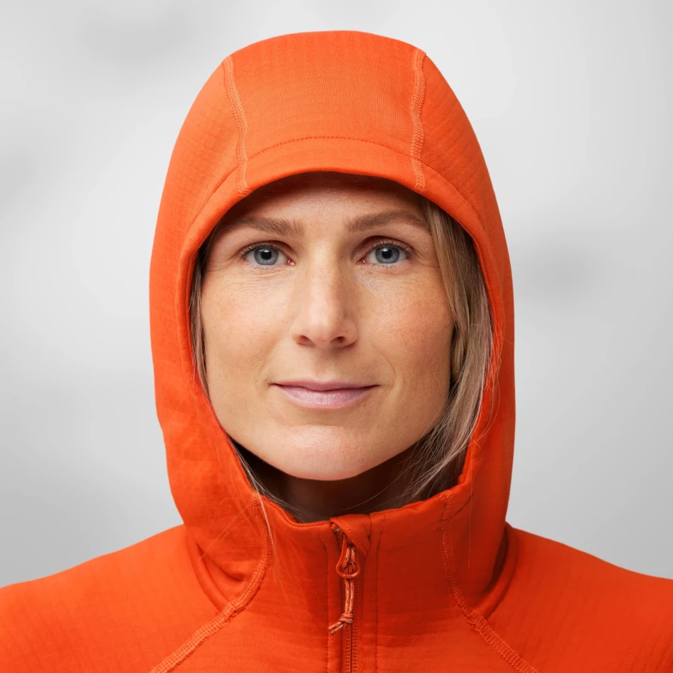Fjallraven Abisko Grid Fleece Hoodie W