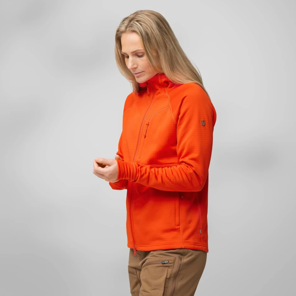 Fjallraven Abisko Grid Fleece Hoodie W