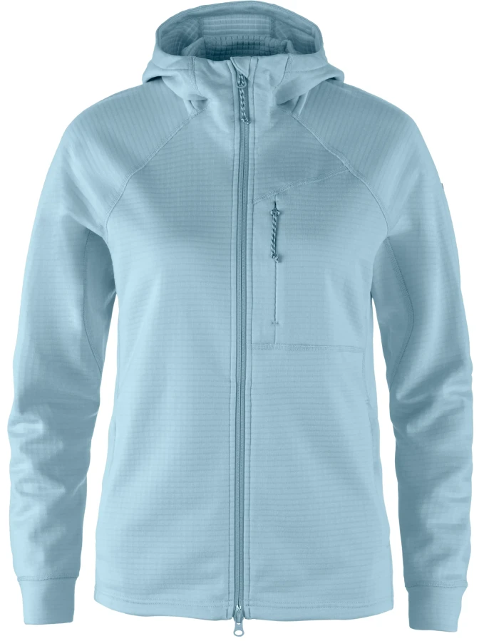 Fjallraven Abisko Grid Fleece Hoodie W, kolor: 514 - Breeze Blue