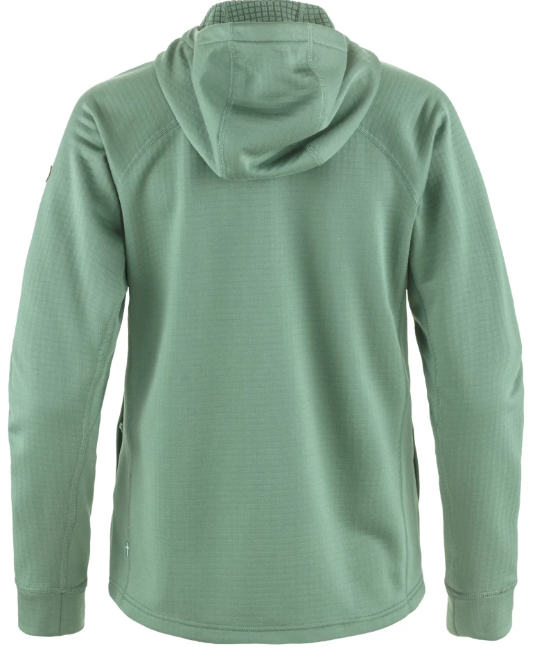 Fjallraven Abisko Grid Fleece Hoodie W, kolor: 614 - Patina Green