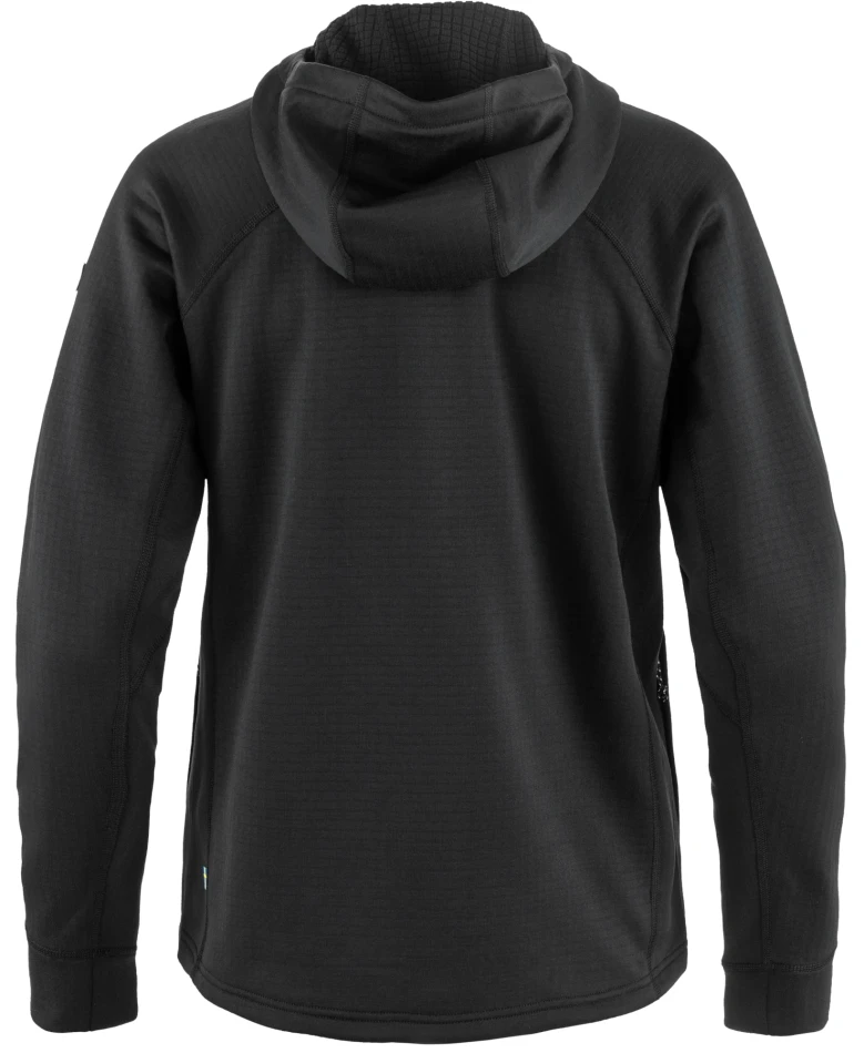Fjallraven Abisko Grid Fleece Hoodie W, kolor: 550 - Black